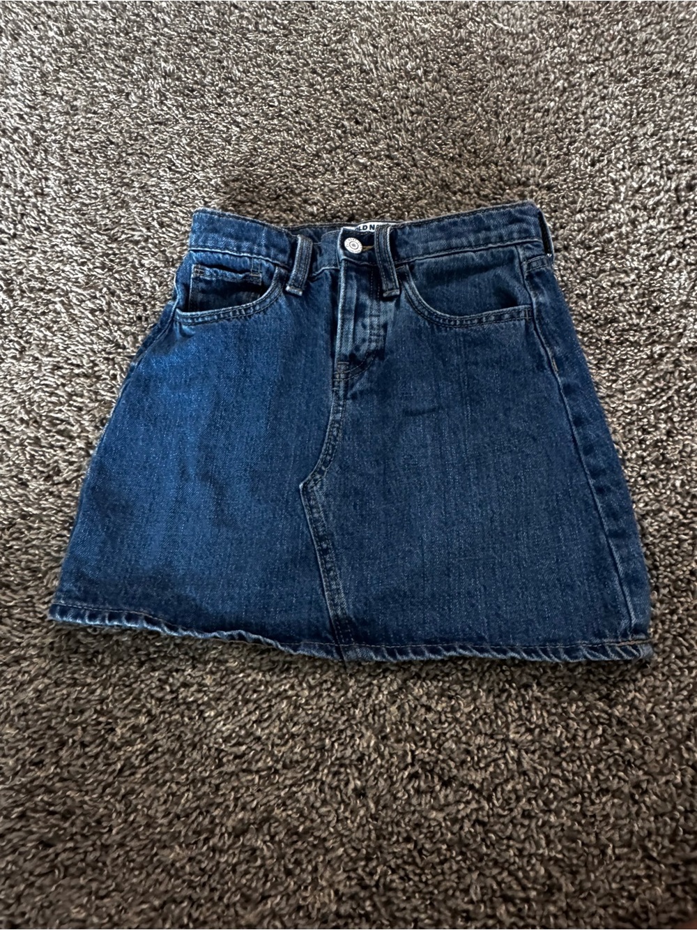 Old Navy Dark Blue Denim Mini Skirt